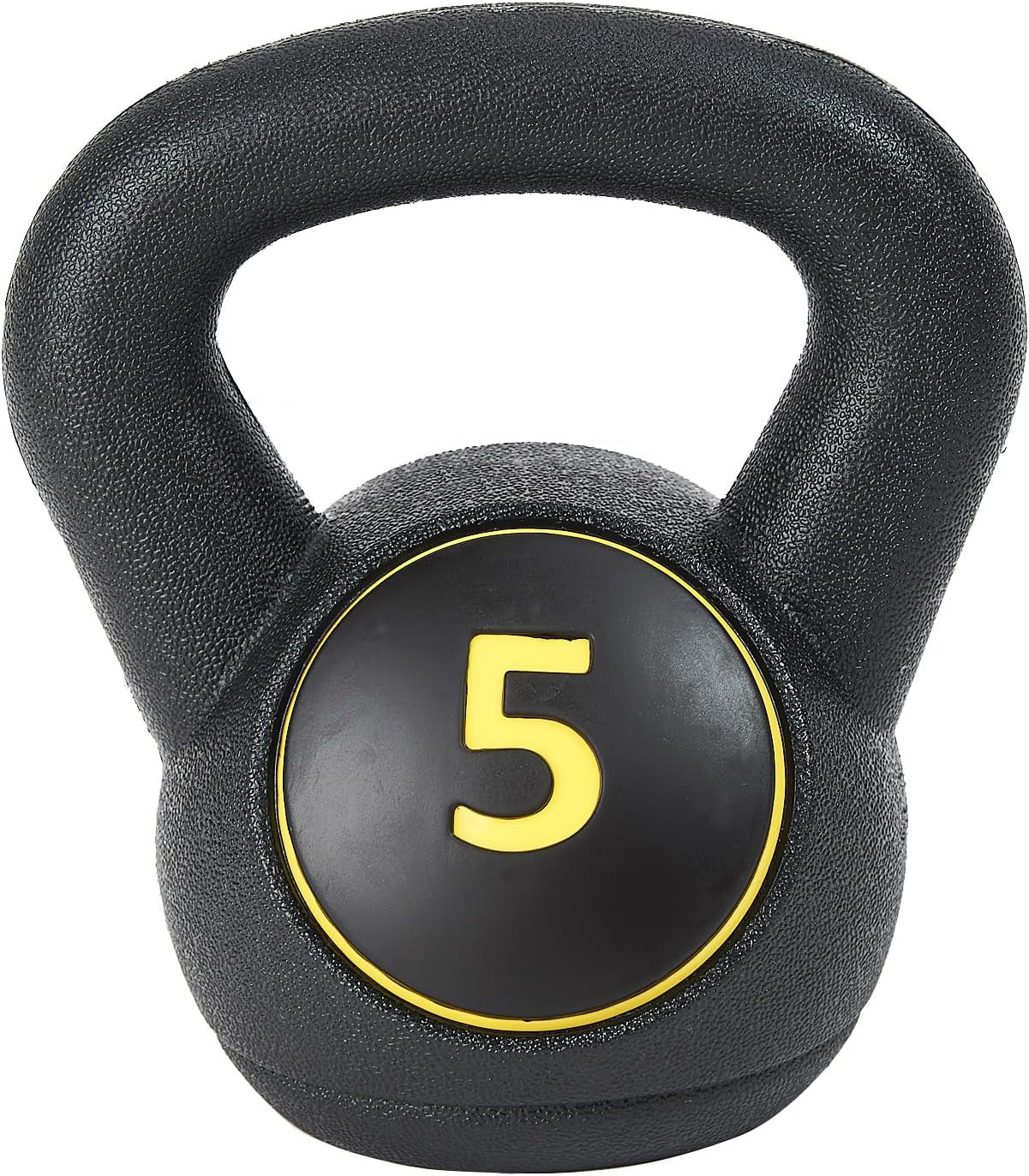 ​Wide Grip 3-Piece Kettlebell Exercise Fitness Weight Set, Include 5 Lbs, 10 Lbs, ​15 Lbs​ and 20 Lbs, Set of 3 or Set of 4